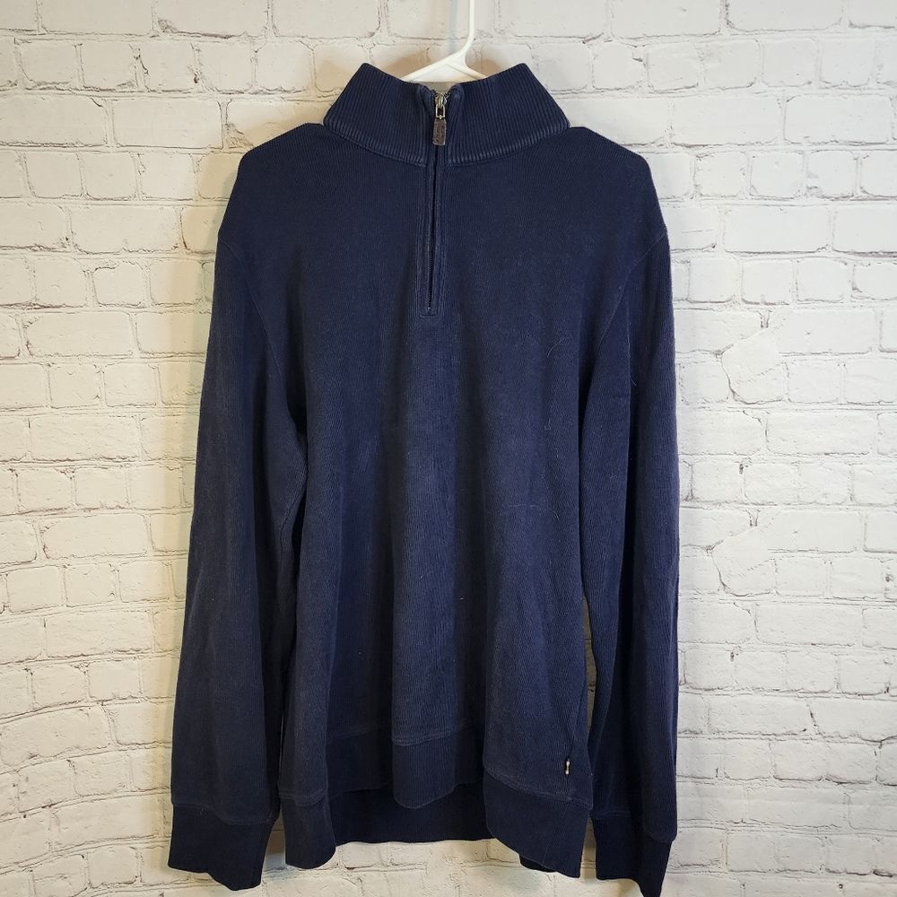 Men's Eddie Bauer zip-up sweater fleece, size LT